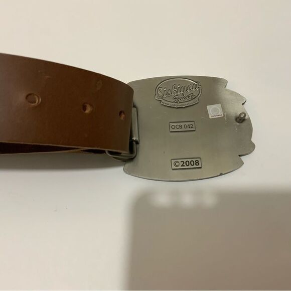 Men's AUBURN FOOTBALL Official License Collegiate Buckle with belt XL - Picture 8 of 12